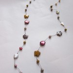 Lovely necklace with griffin cord