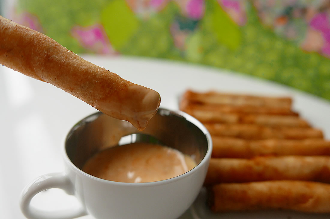 Vegetable spring roll – potato