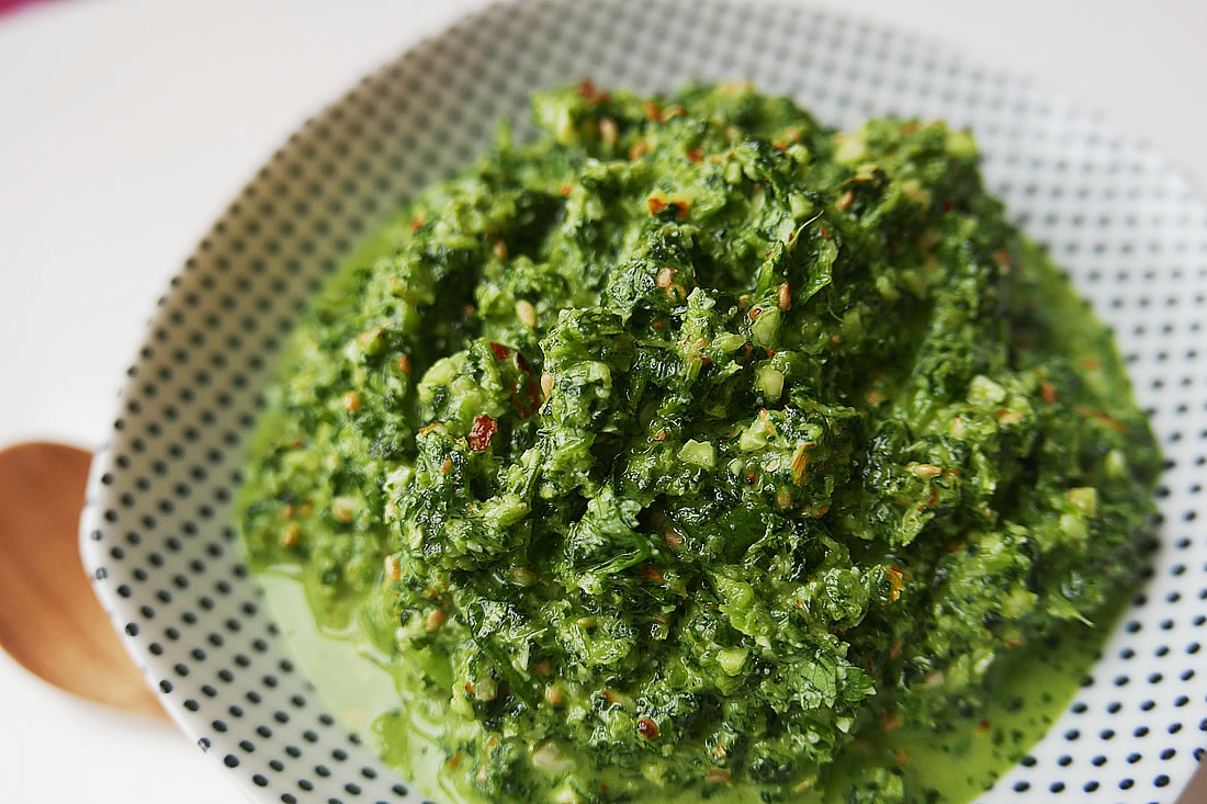 Watercress paste