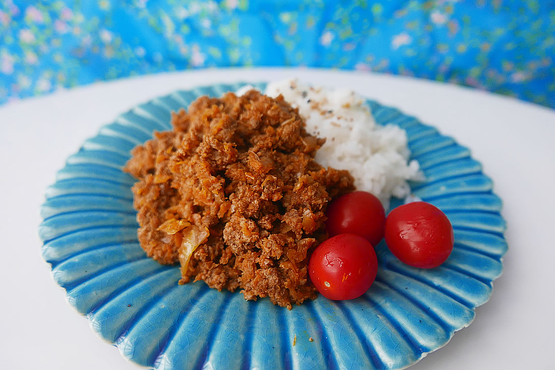Vegetable keema curry