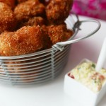 Crispy Fish Bites with tartar sauce