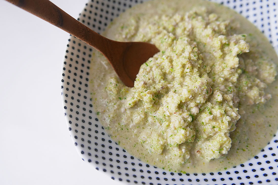 Celery puree - pasta sauce