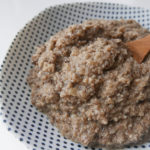 Brown button mushroom paste