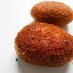 Curry-filled bread (w/ home bakery)