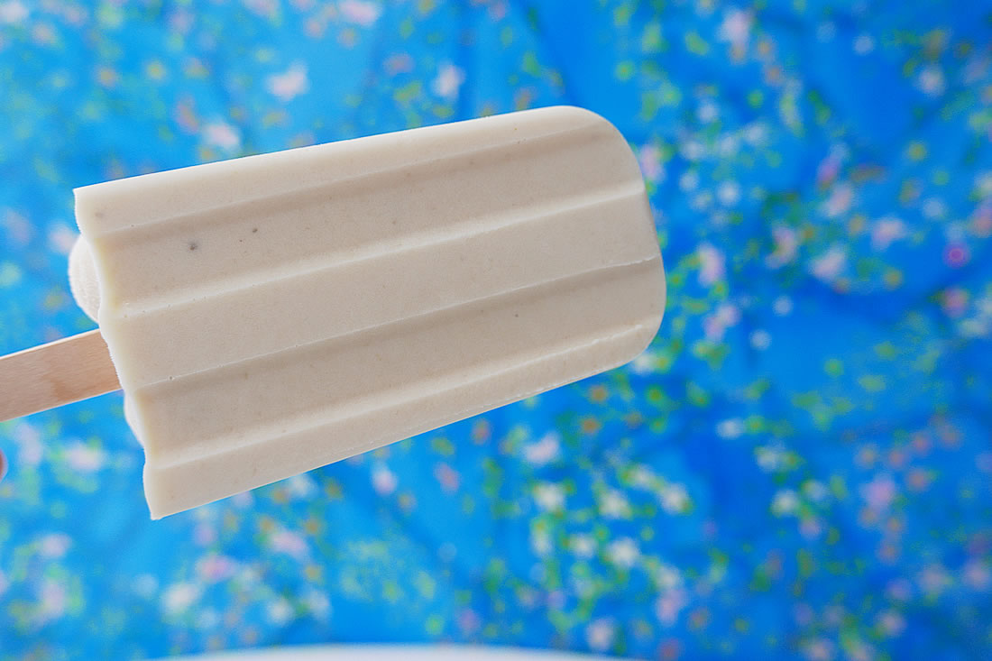 Fried banana ice cream pop