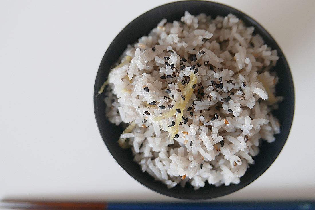 Ginger sesame rice