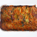 Potato chips gratin