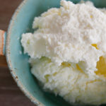 Egg white ice cream