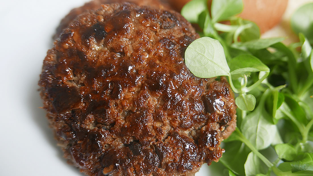 Eggplants in hamburger