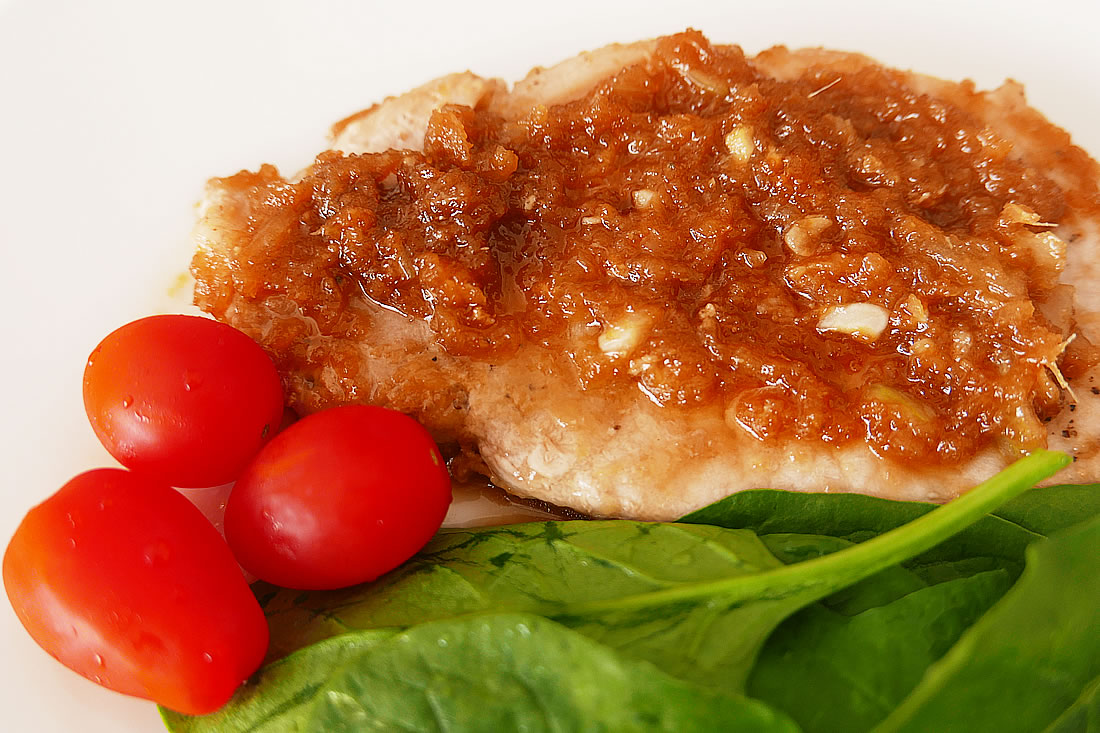 Pan fried pork