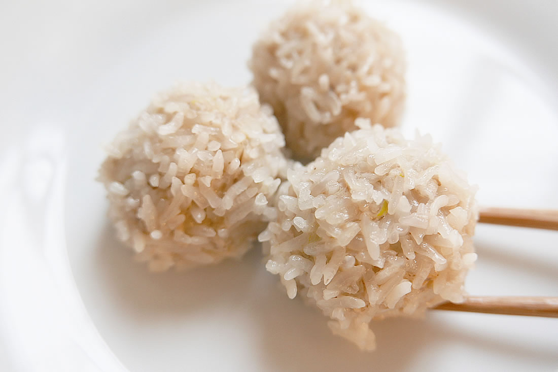 Pearl rice ball