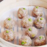 Shumai without wrappers –  pork dumplings – dim sum