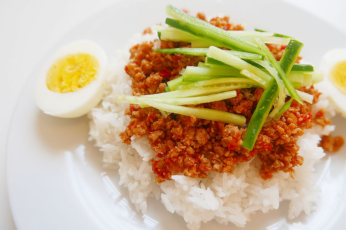 Easy ground pork rice