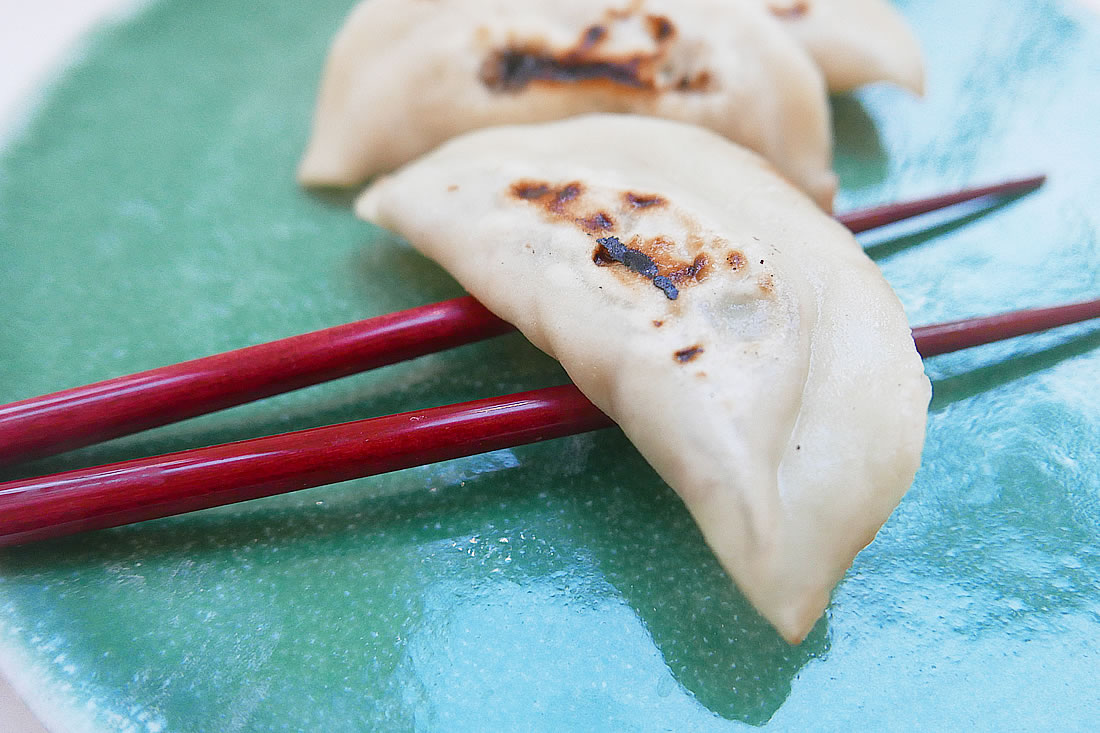 Korean vermicelli dumpling (Japchae gyoza)