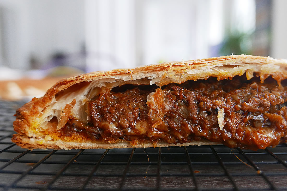 Ground beef meat pie