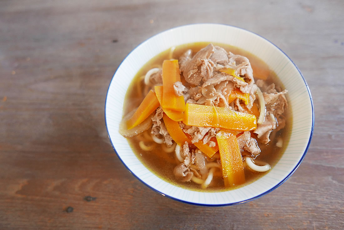 Pork noodles (udon)