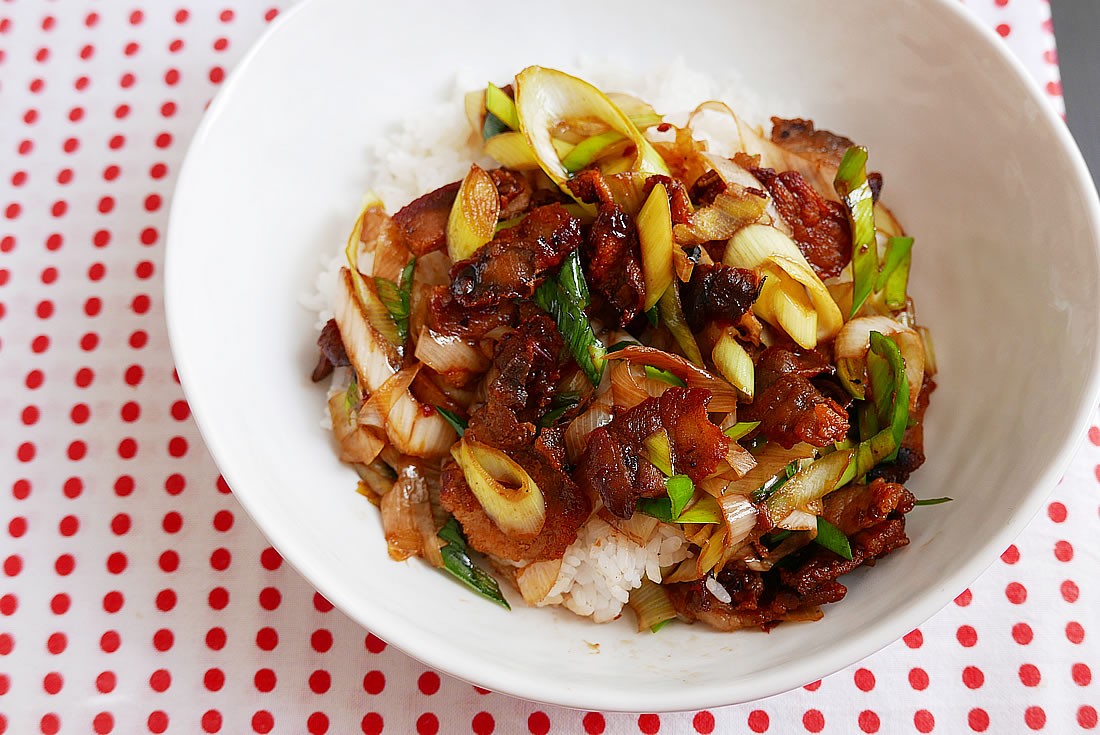 Twice-cooked Szechuan pork Stir Fry