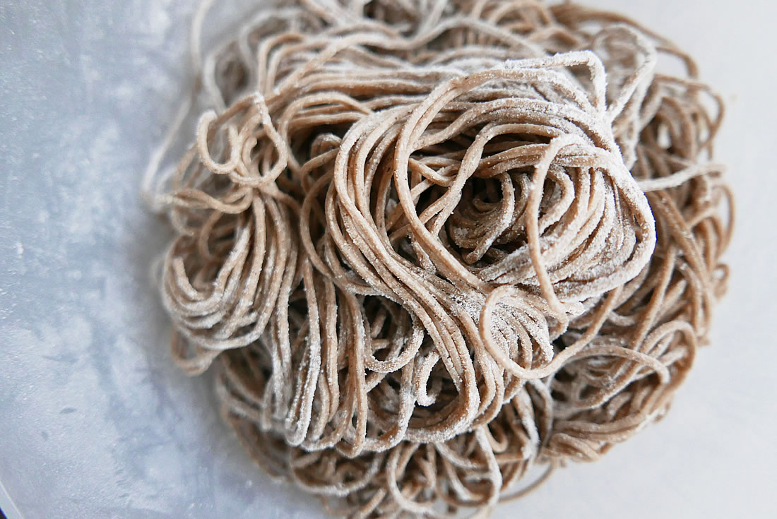 Homemade Soba Noodles with Philips pasta maker