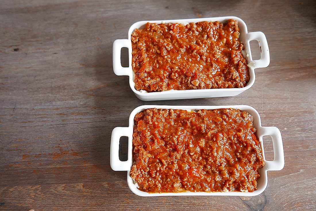 Meat doria - Bolognese Rice Gratin