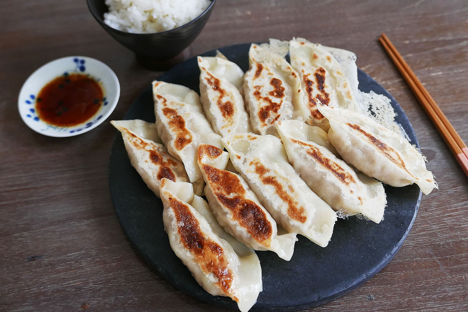 Juicy Japanese Gyoza